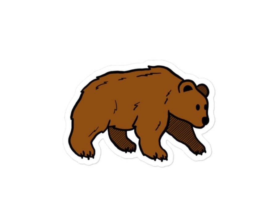 Bear sticker
