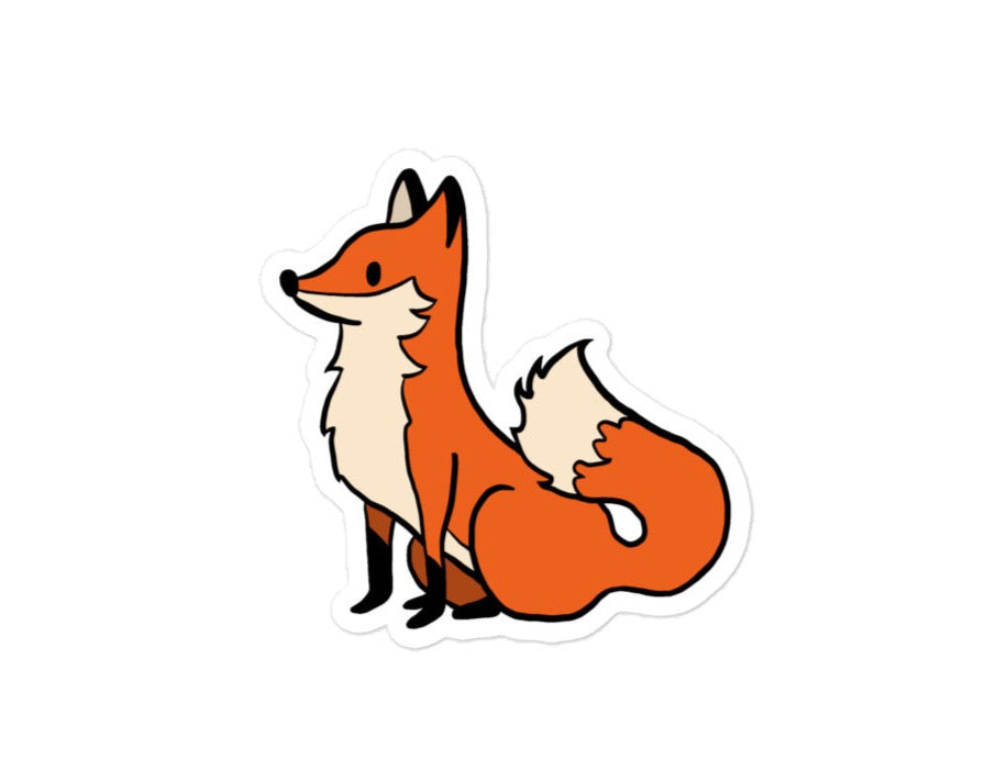 Fox sticker