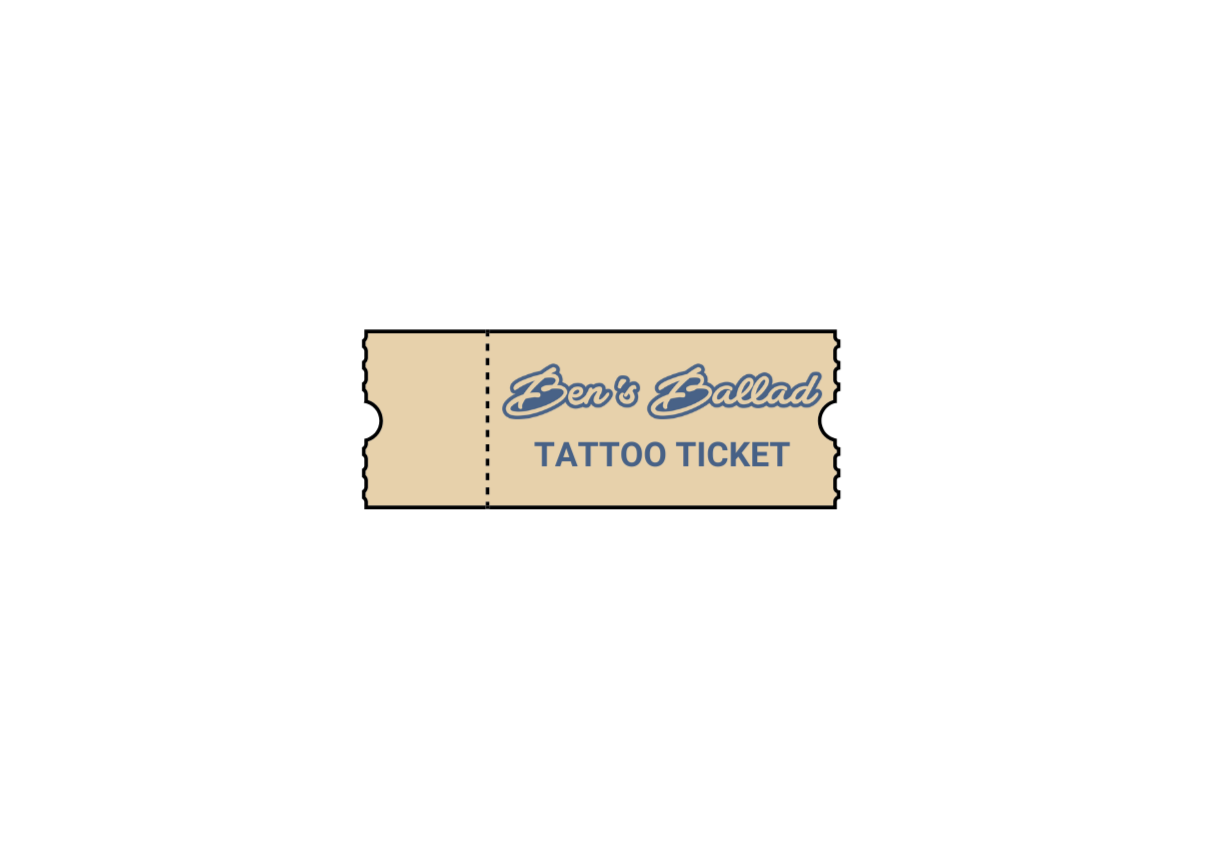 Official Tattoo Ticket